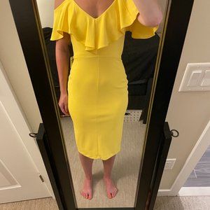 NWT Rachel Roy Yellow Dress - Size Medium
